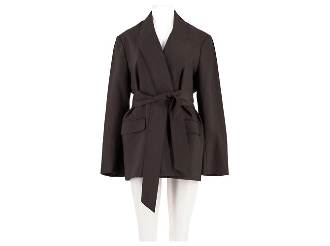 Autre Marque Brauner Wollblazer