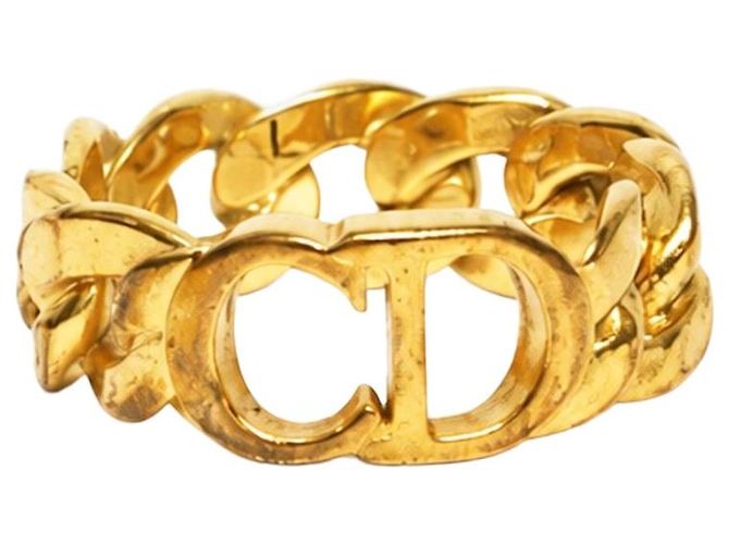 Dior Anillo entrelazado CD en oro
