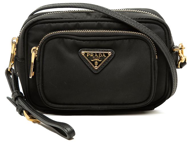 Borsa Camera Prada in Tessuto Nero