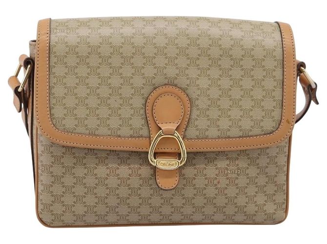 Céline Celine Macadam Shoulder Canvas Medium