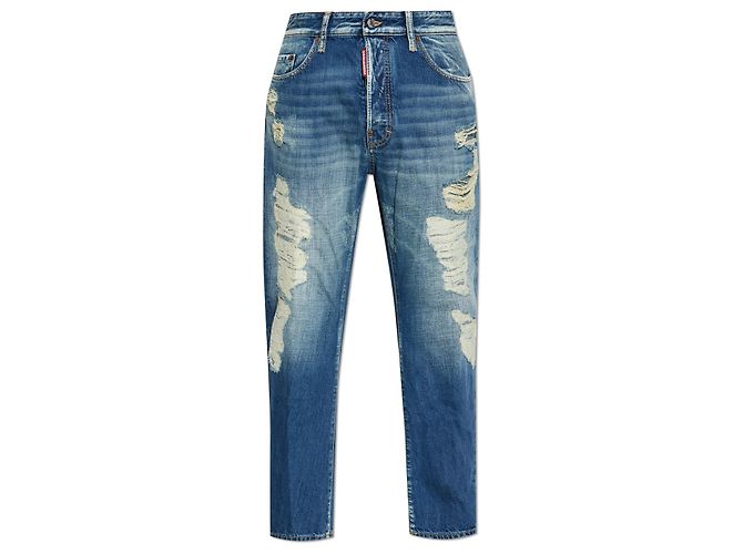 Jeans Bro Dsquared2 Azules de Algodón Corte Carrot