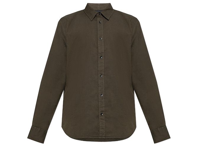 Camicia in cotone verde Rag & Bone