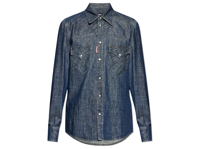 Dsquared2 Shirt with Lurex thread