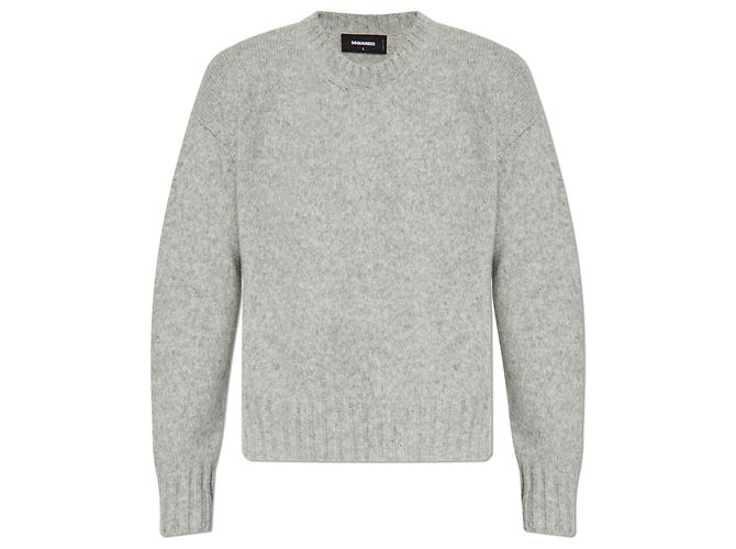 Dsquared2 Grey Wool Sweater