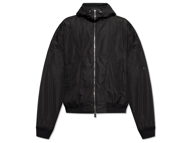 Dsquared2 Hooded Jacket Black Polyester