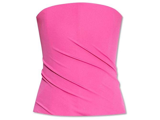 Versace Top com ombros nus