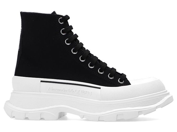 Alexander McQueen High-Top-Sneaker Schwarz