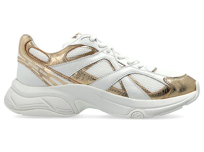 Baskets Michael Kors Leo blanches