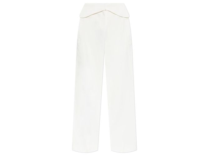 Pantalones Iro Zinia blancos de algodón