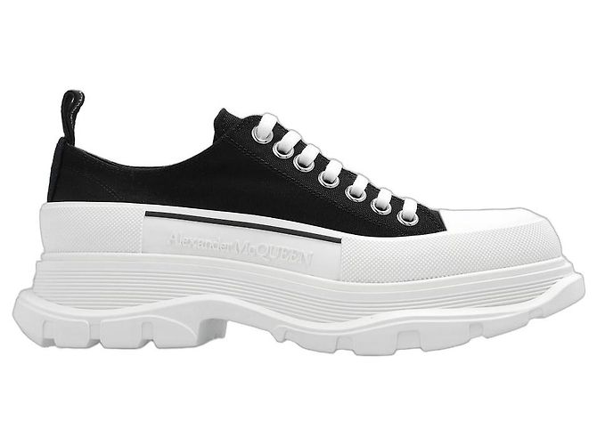 Baskets plateforme Alexander McQueen noires