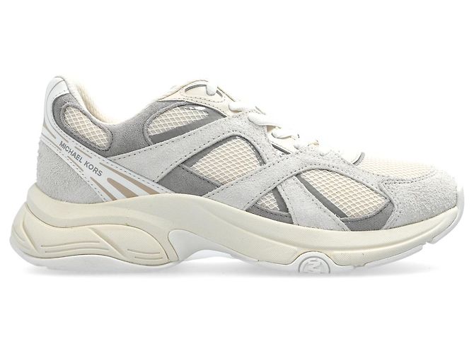 Baskets Leo Michael Kors Gris Cuir