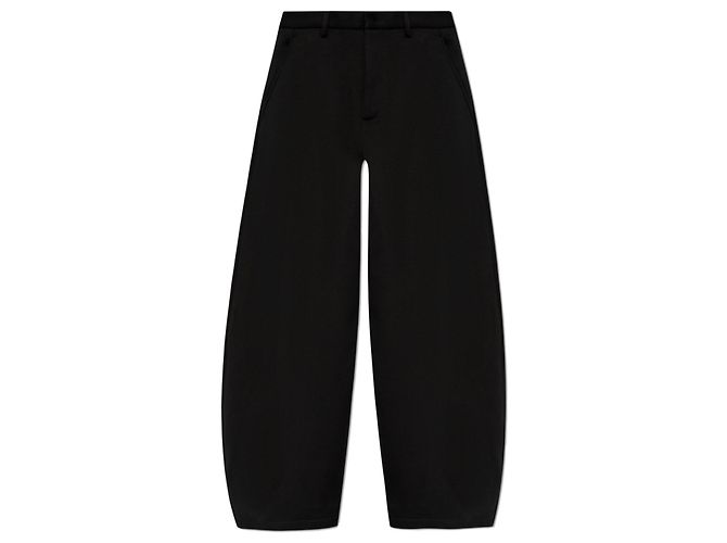 Pantalones anchos negros Dsquared2 de algodón