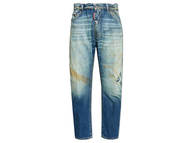Vaqueros Big Brother Dsquared2 Corte Carrot Azul Algodón