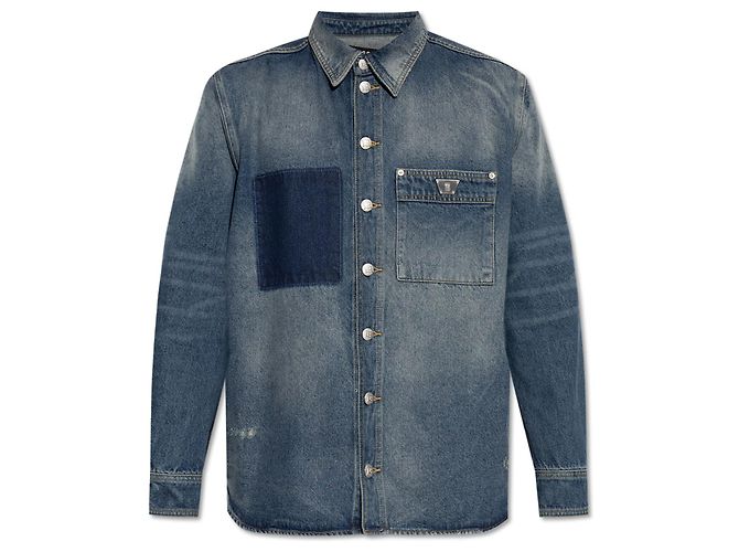 Autre Marque Camicia in denim MISBHV blu cotone