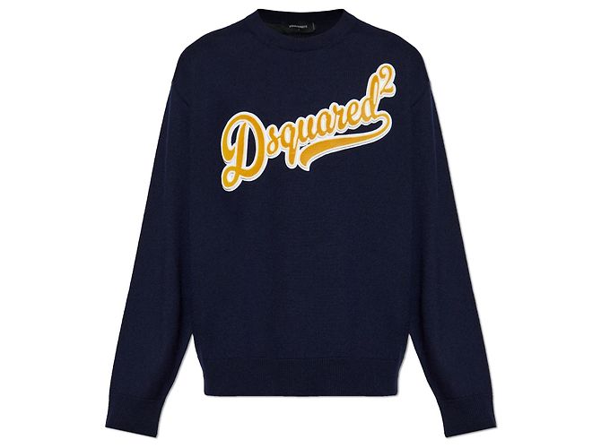 Dsquared2 Pull en laine avec logo