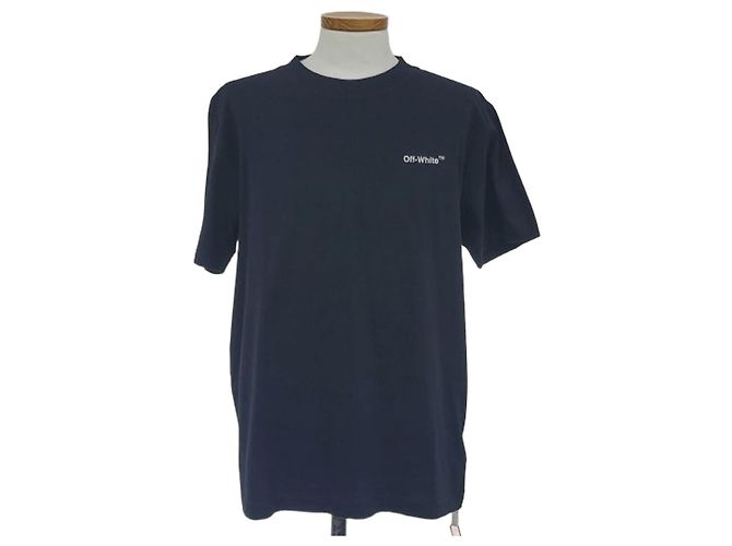 Off White Wave T-Shirt Schwarz