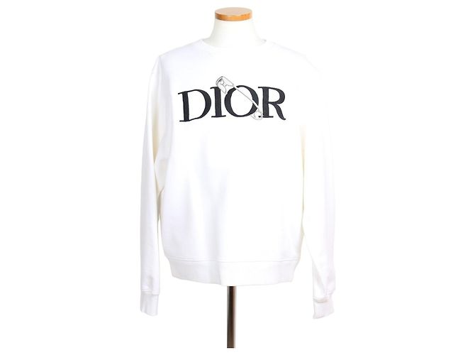 Dior Fleece-Sweatshirt mit besticktem Clip-Logo