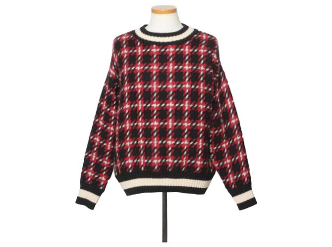 Moncler Wollstrickpullover mit Logo-Patch