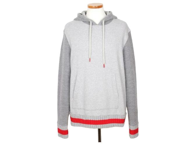 Kiton Kapuzenstrickpullover grau