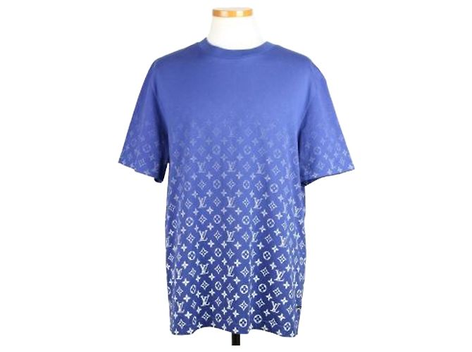 Louis Vuitton Monogram Gradient T-Shirt Blue XL