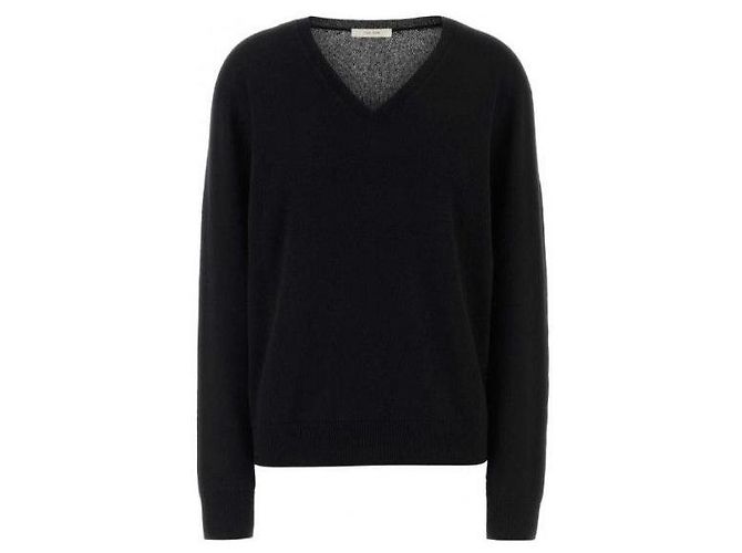 The Row Phora Pullover Schwarz Kaschmir