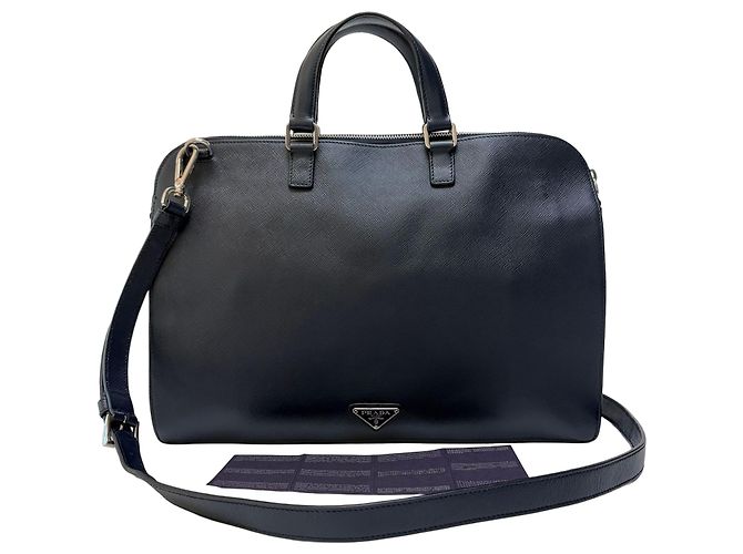 Prada Mallette en cuir Saffiano