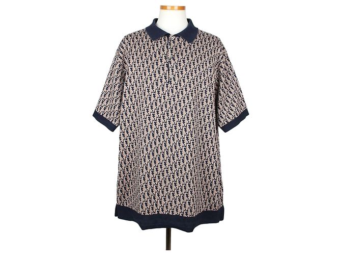 Dior Oblique Jacquard-Strickpolo