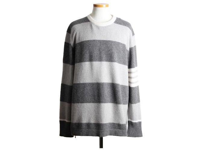 Pull en maille rugby Thom Browne