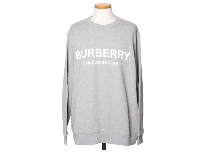 Burberry Logo Sweatshirt Grau
