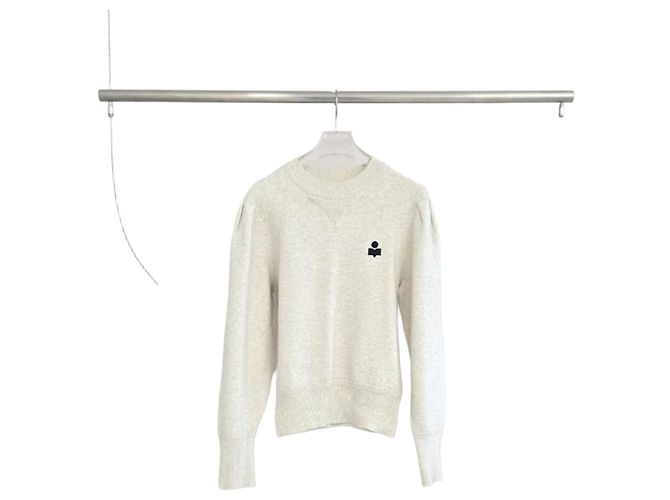 Pull en maille crème Isabel Marant