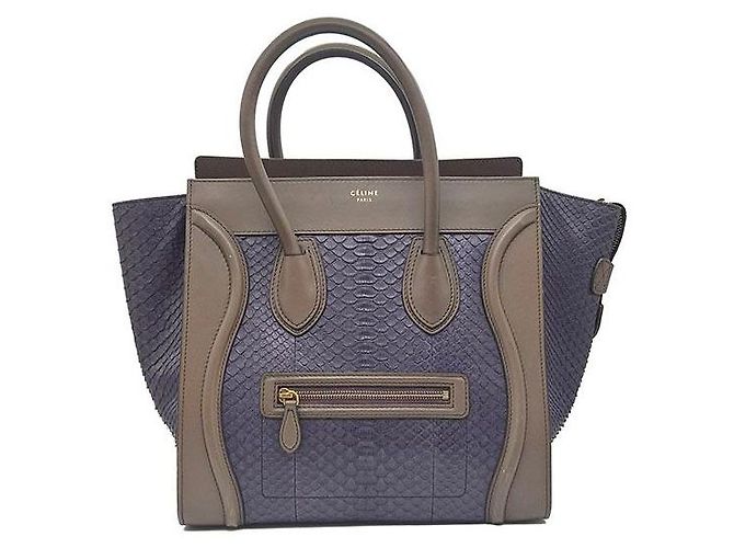 Luggage Céline Mini bolso de viaje de Python
