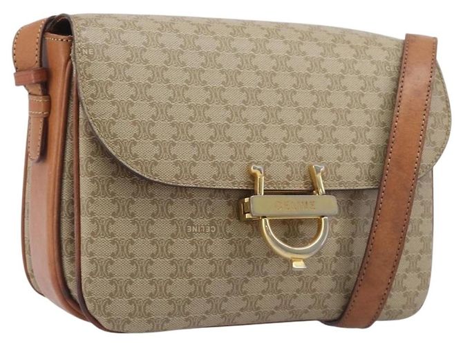 Céline Celine Macadam Shoulder Canvas Medium