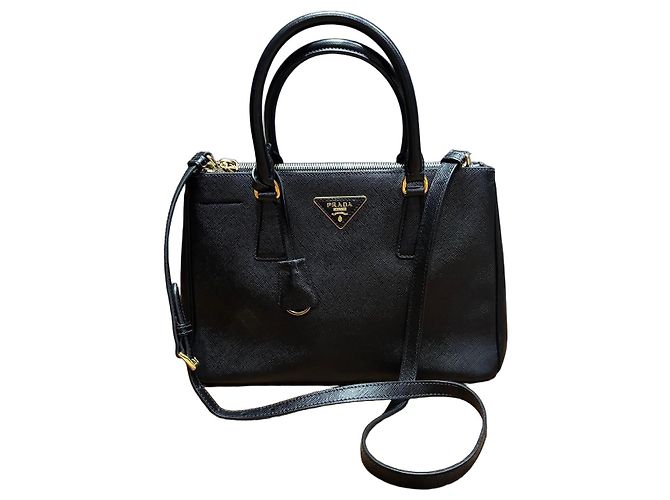 Prada Sac Cabas Saffiano Double Zip