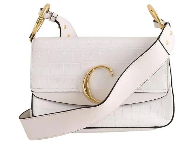 Chloé Bolsa Chloe C branca