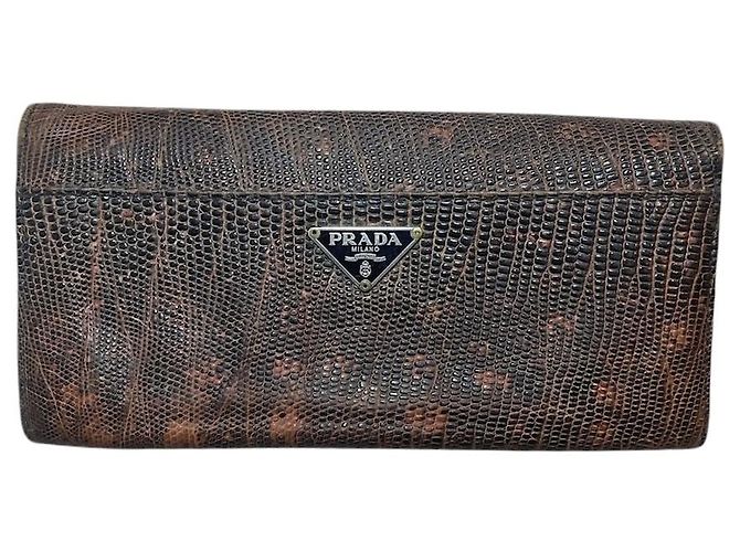 Prada Geldbörse braun