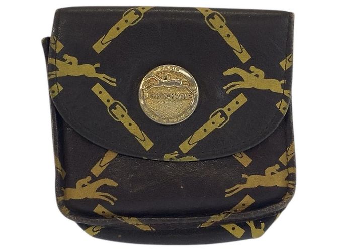 Longchamp Leather Coin Case