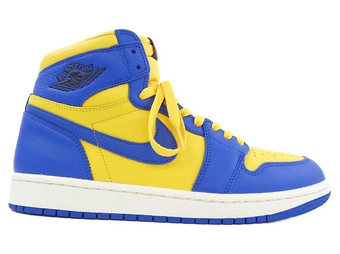 Autre Marque Sneakers Nike Jordan Gialle e Blu