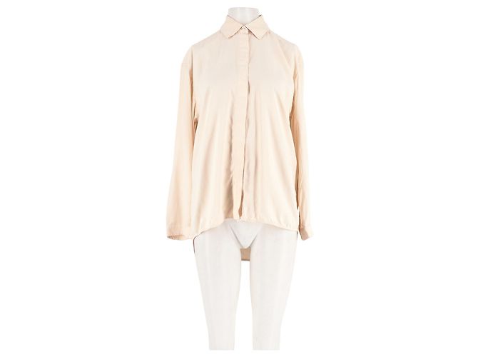 Apc Camicia di seta beige