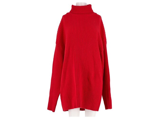Autre Marque THE FRANKIE SHOP Wollpullover rot