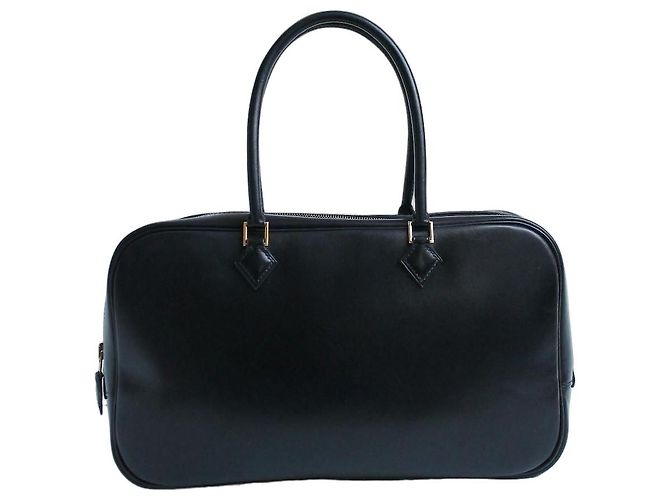 Hermès Borsa Plume Pelle Nera
