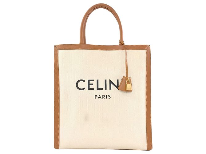 Céline Celine Vertical Cabas Large Tote Bag