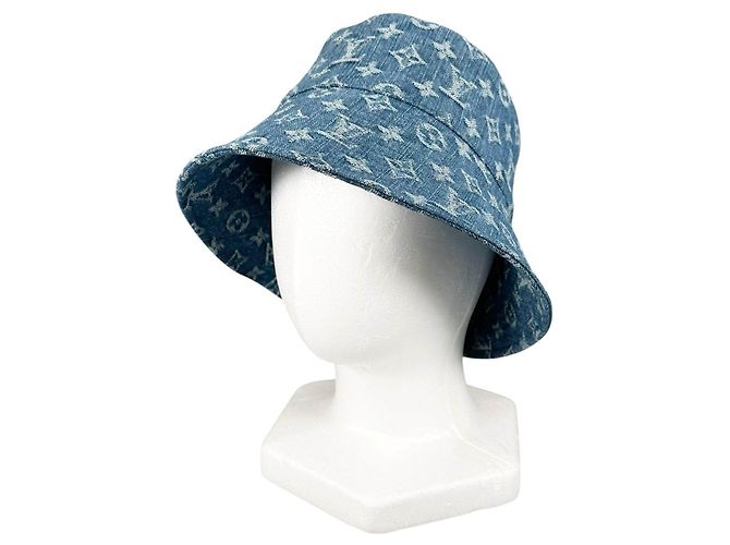 Cappello Bucket Louis Vuitton Monogram Denim