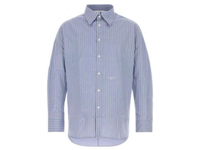 Givenchy Camisa de popelín de algodón a rayas