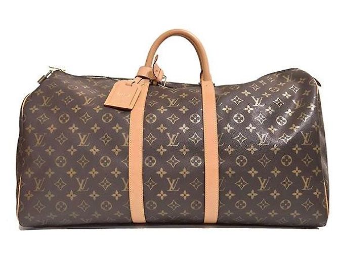 Louis Vuitton Monogram Keepall 55 Marron