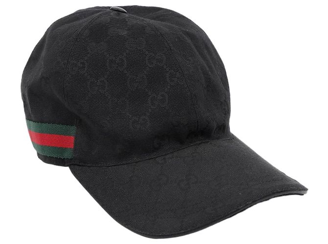 Gucci Web GG Canvas Cap Schwarz