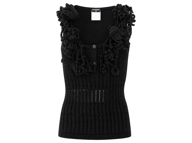 CHANEL Fall 2007 Pull sans manches orné