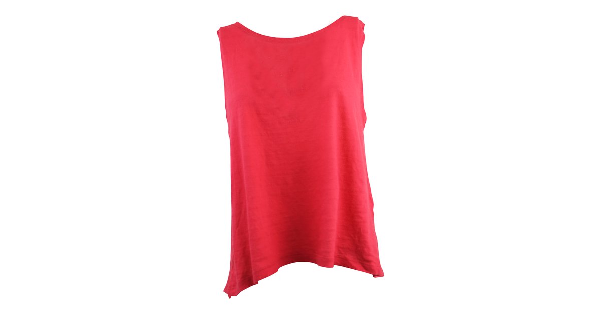 Maje Tops Red Cotton ref.5151 - Joli Closet