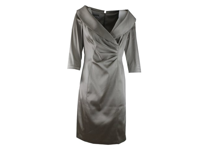 kay unger stretch satin sheath dress NEW KAY UNGER Stretch Satin Sheath DRESS SIZE 8 $340 PURPLE NORDSTROM