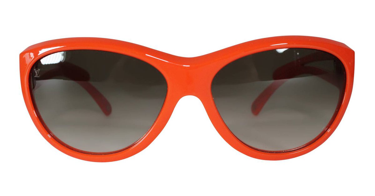 Louis Vuitton Sunglasses Orange Plastic ref.5756 - Joli Closet