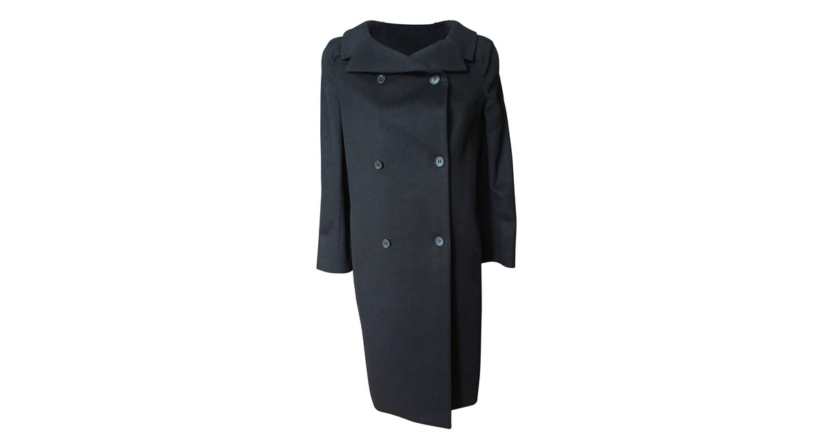 calvin klein coat black